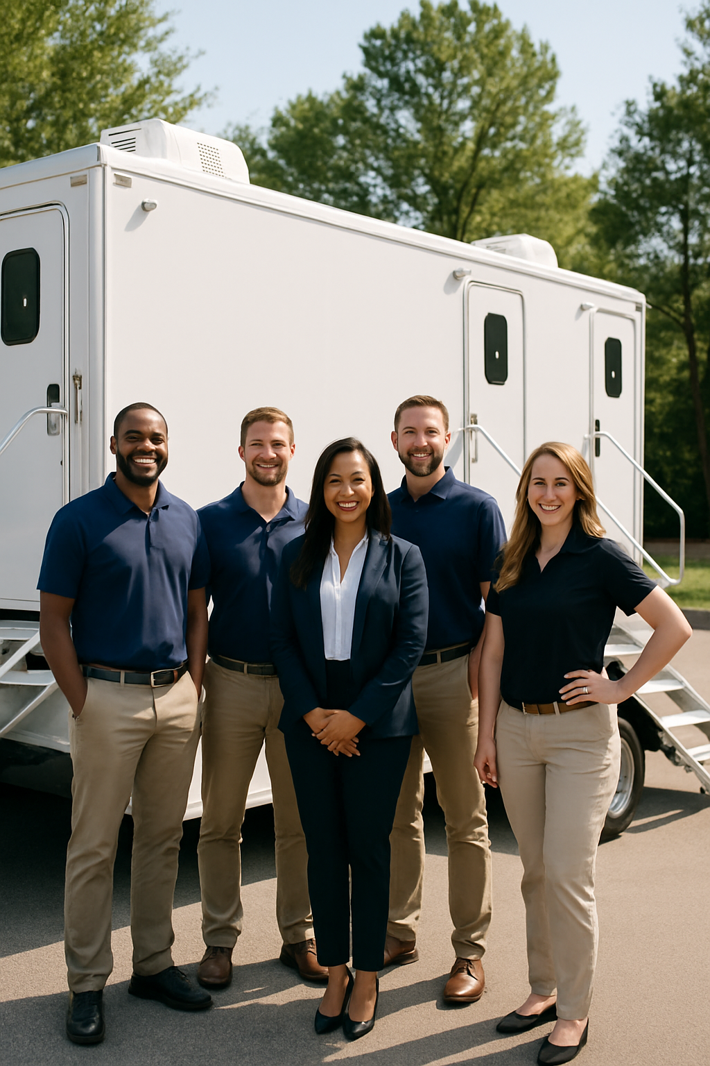 EventRentals Portable Restrooms team serving Greensboro and the Piedmont Triad